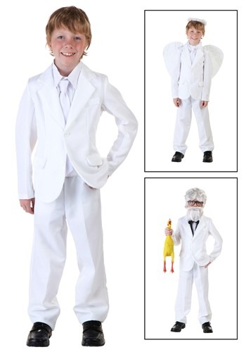 Disfraz traje infantil blanco
