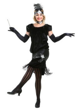 Disfraz de terciopelo deluxe estilo flapper