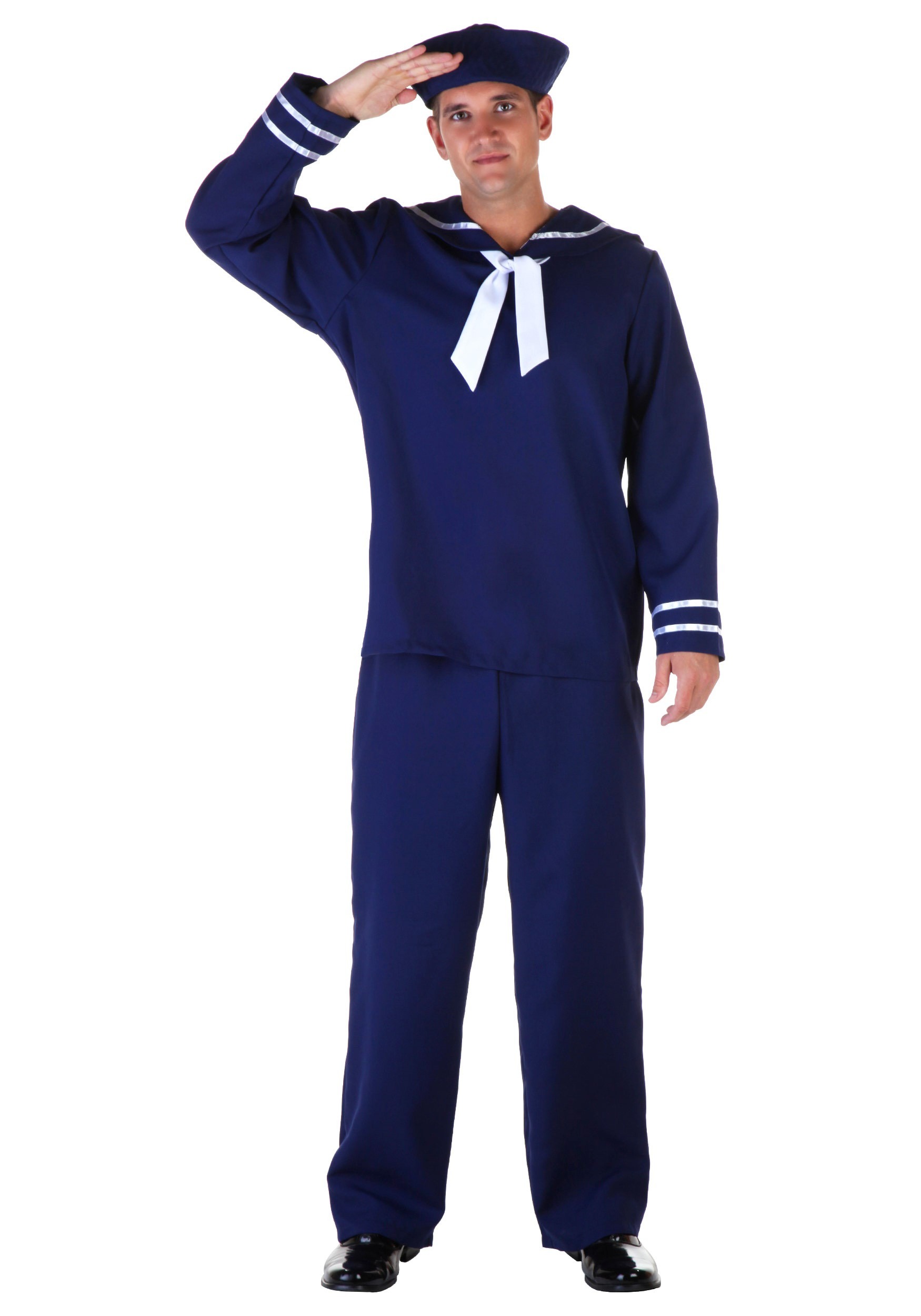 Disfraz de marinero azul talla extra