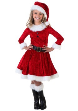 Disfraz de la Sra. Claus para niña
