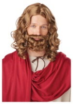 Peluca y barba de Jesús para adulto