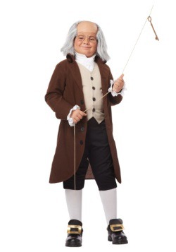 Disfraz de Benjamin Franklin para niños