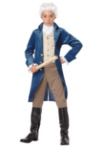 Disfraz de George Washington para niños con desplazamiento