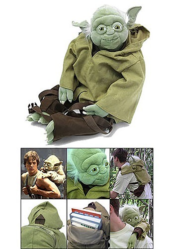 Mochila de Yoda de peluche