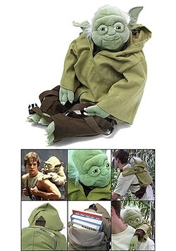 Mochila de Yoda de peluche