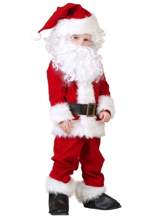 Disfraz deluxe de Santa para niños pequeños
