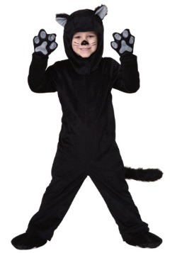 Disfraz de gato negro para niños pequeños