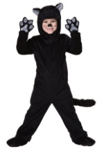 Disfraz de gato negro para niños pequeños
