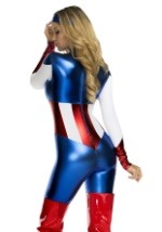 Disfraz de superhéroe de belleza estadounidense para mujer