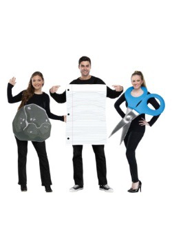 Piedra, papel, tijeras, disfraz para adulto