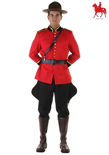 Disfraz de policía montado canadiense talla extra