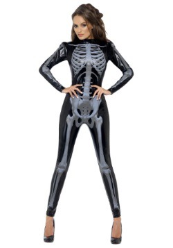 Disfraz de esqueleto Fever para mujer