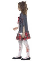 Traje de disfraces de Zombie School Girl para niños