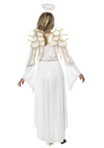 Disfraz de ángel alto-bajo para mujer alt