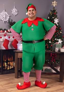 Disfraz de Elfo de Navidad talla extra