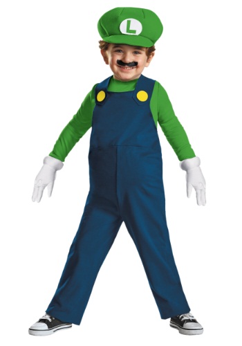 Disfraz de Luigi para niños pequeños