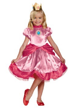 Disfraz de la princesa Peach para niños pequeños