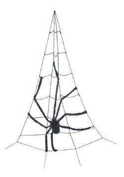 Telaraña para esquina con araña