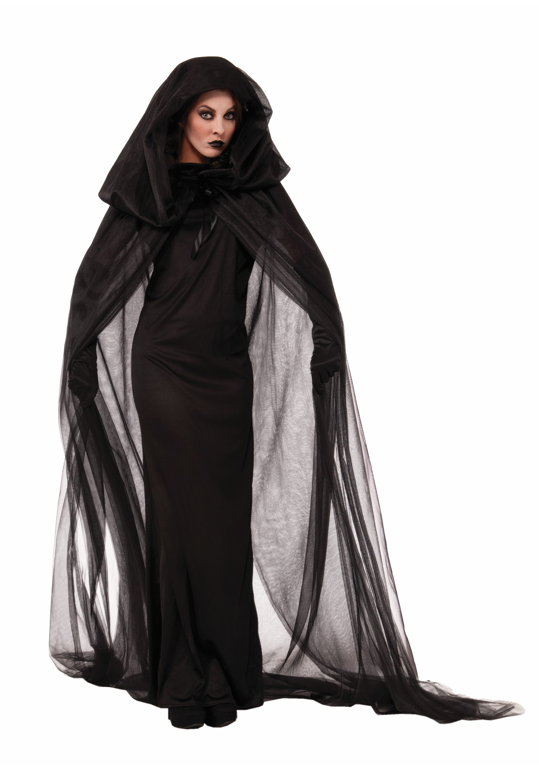 Vestido de hechicera oscura para mujer