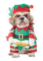 Disfraz de elfo para perro