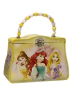 Bolso de estaño de las princesas amarillas de Disney