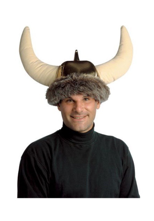 Sombrero vikingo de felpa