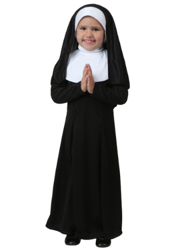 Disfraz de monja para niños pequeños