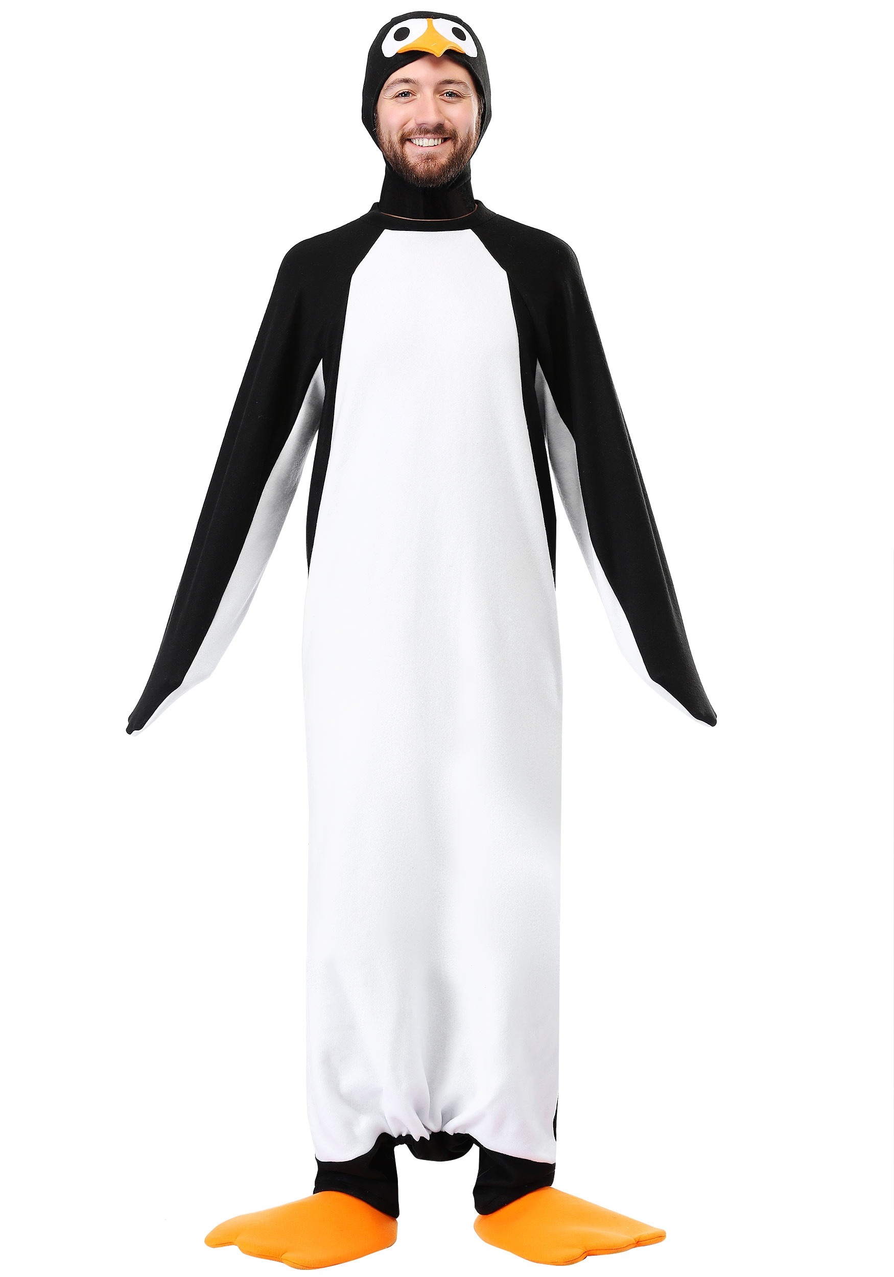  Smiffy's - Disfraz de pingüino para hombre con body con  pajarita y fundas para botas, Negro & blanco : Ropa, Zapatos y Joyería