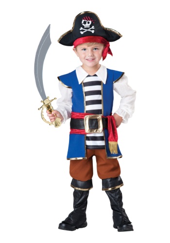 Disfraz de pirata capitán para niños pequeños