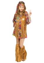 Disfraz infantil hippie amor y paz