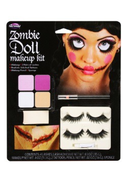 Maquillaje de muñeca de zombi