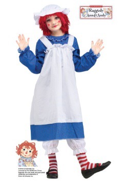 Disfraz infantil clásico de Raggedy Ann