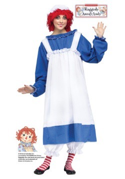 Disfraz para adulto de Raggedy Ann