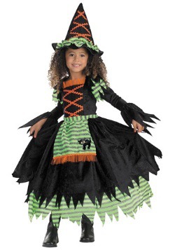 Disfraz de bruja de cuento para niños pequeños