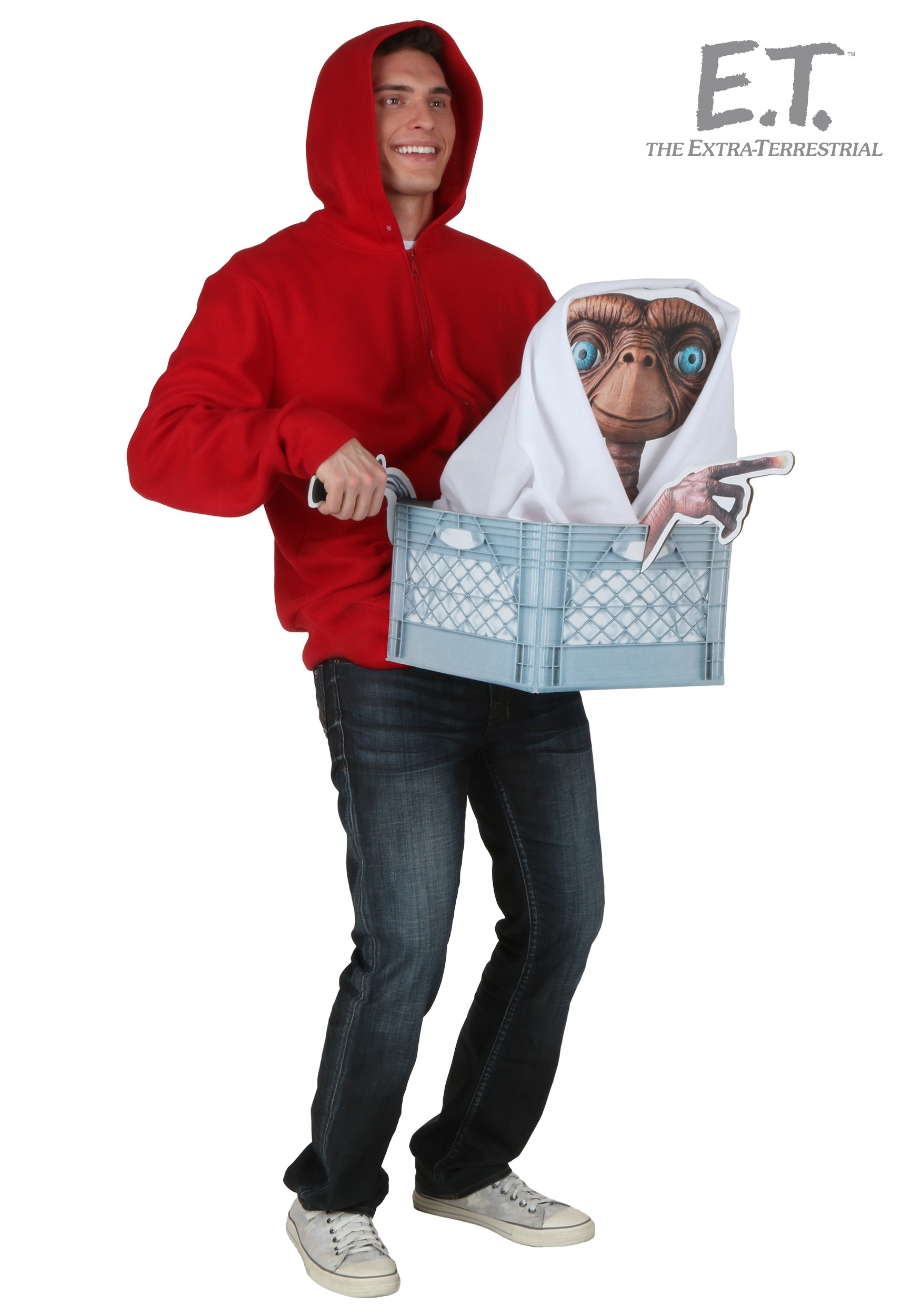 Noticias Matemático colorante Kit de disfraz de E.T. y Elliott para adulto