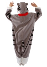 Disfraz de pijama de gato atigrado adulto
