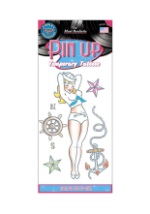 Tatuajes temporales Sailor chica Pin Up