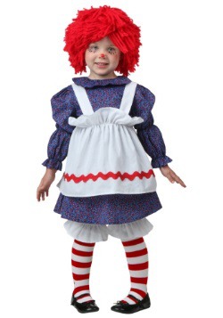 Disfraz de muñeca de trapo para niños pequeños