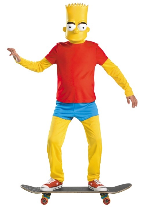 Disfraz de Bart Simpson deluxe para niños