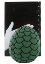 Huevo de dragón verde de felpa de Game of Thrones