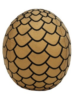 Huevo de Dragón dorado de felpa de Game of Thrones