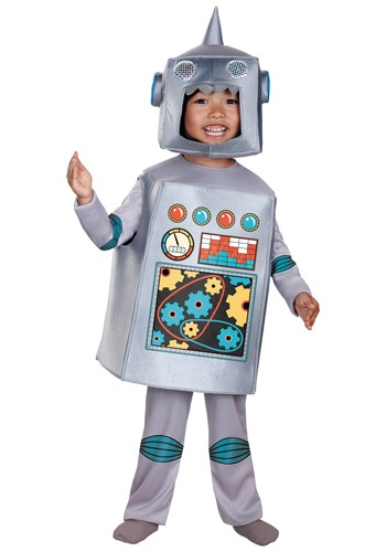 Disfraz de robot retro para niños pequeños