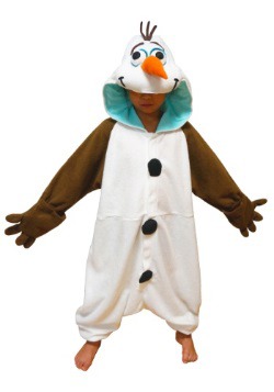 Disfraz de pijama de Olaf para niños