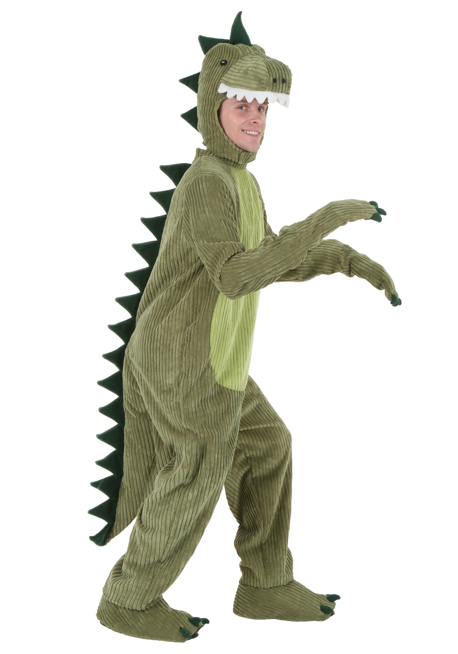 Disfraz T-Rex verde con guantes – La Fiesta de Olivia
