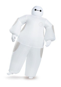 Disfraz inflable Baymax blanco para adulto