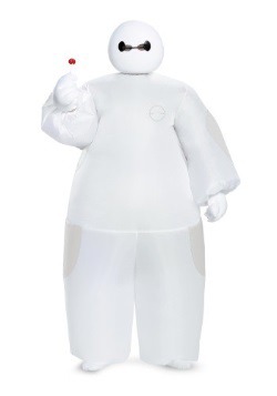 Disfraz inflable de Baymax de Big Hero 6 para niño, blanco