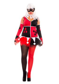 Disfraz para mujer bufón Harley talla extra