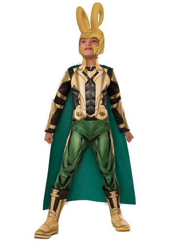 Disfraz infantil deluxe de Loki