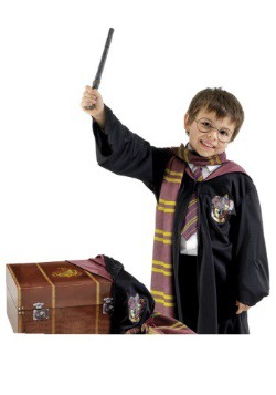 Baúl con disfraz de Harry Potter