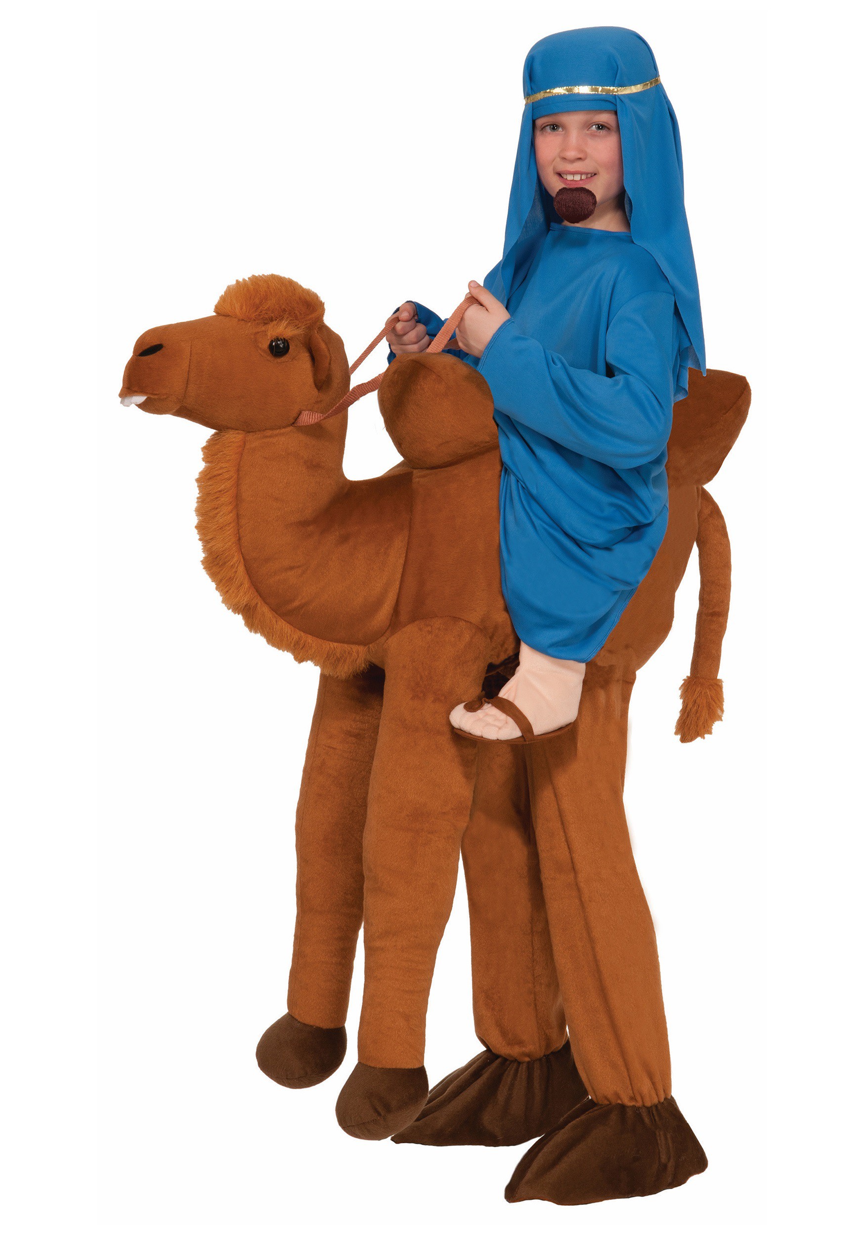 Marrón Edad 7-9 Años SmiffyS 30017 Disfraz De Camello Con Traje Entero Con Capucha M